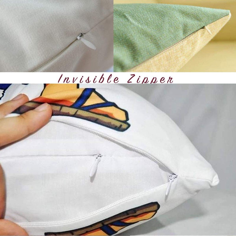 YUEDI 20PCS Nylon Invisible Zipper,Sewing for Handmade Garment/Bags/Home Textile,Tailor Sewer Crafter's Special(22 inch,White) - Image 5